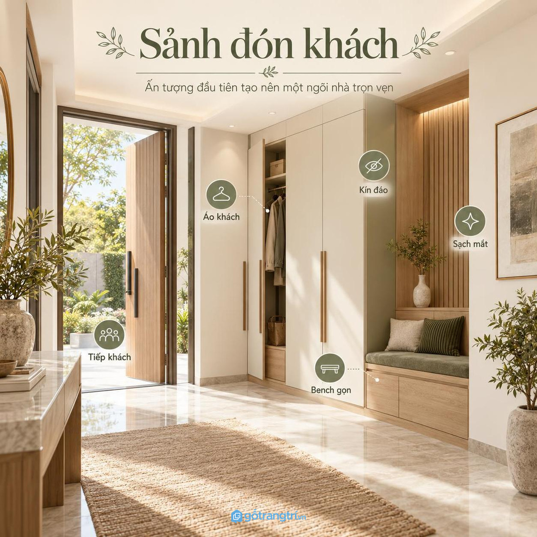 Gia đình đông người cần khoang riêng và móc nhanh để ra vào không ùn tắc