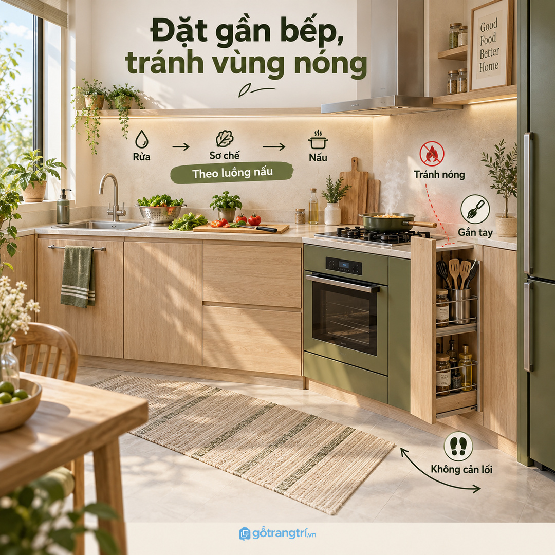 Nhà nấu nhiều cần khoang lấy nhanh cho dụng cụ dùng hằng ngày