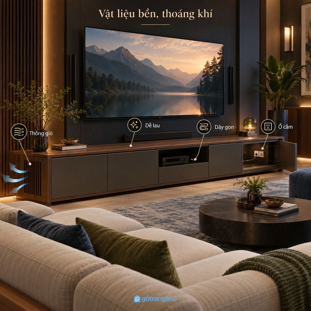 Gia đình dùng chung cần vị trí trả đồ rõ sau mỗi buổi xem phim
