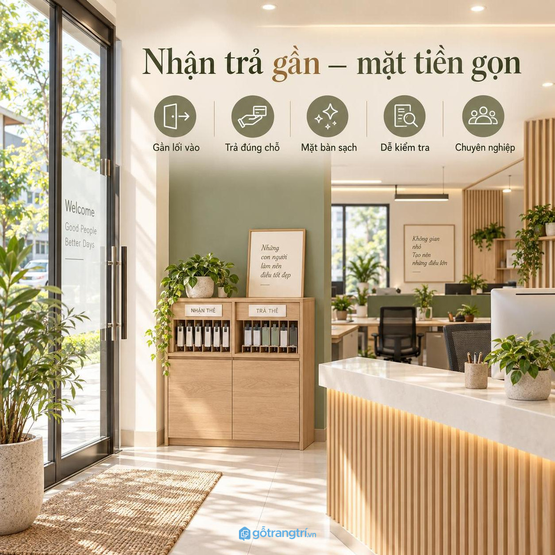 Phòng nhân sự cần khoang riêng cho thẻ nhân viên mới và thẻ chờ thu hồi