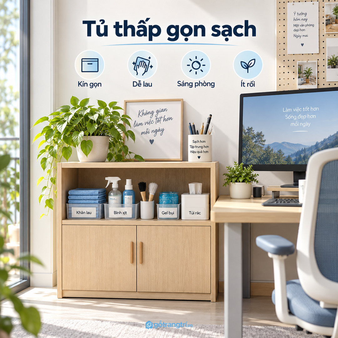 Khu IT dùng chung nên có nhãn bên trong khoang trả đồ và kiểm tồn rõ