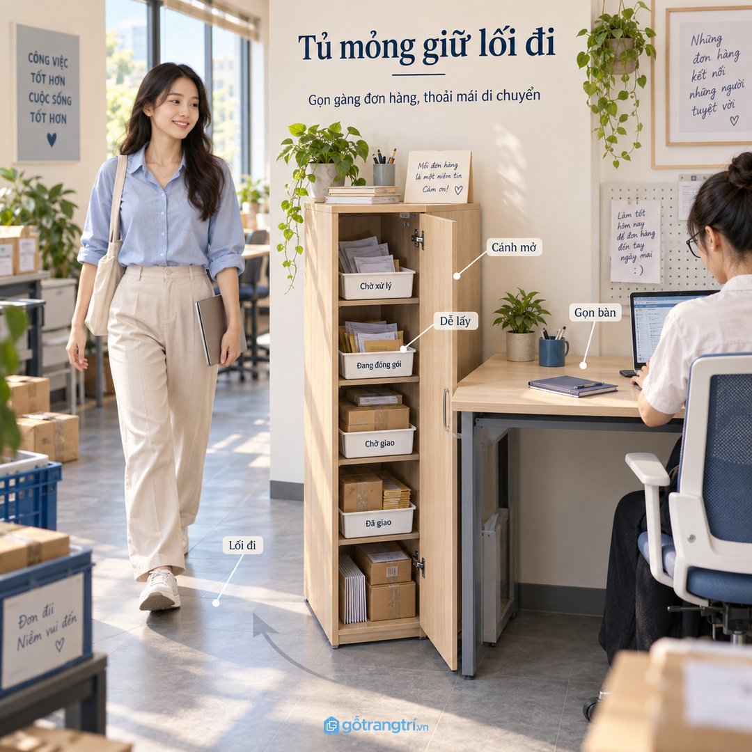 Checklist vị trí kích thước trạng thái đơn và nhãn khoang trước khi đặt làm