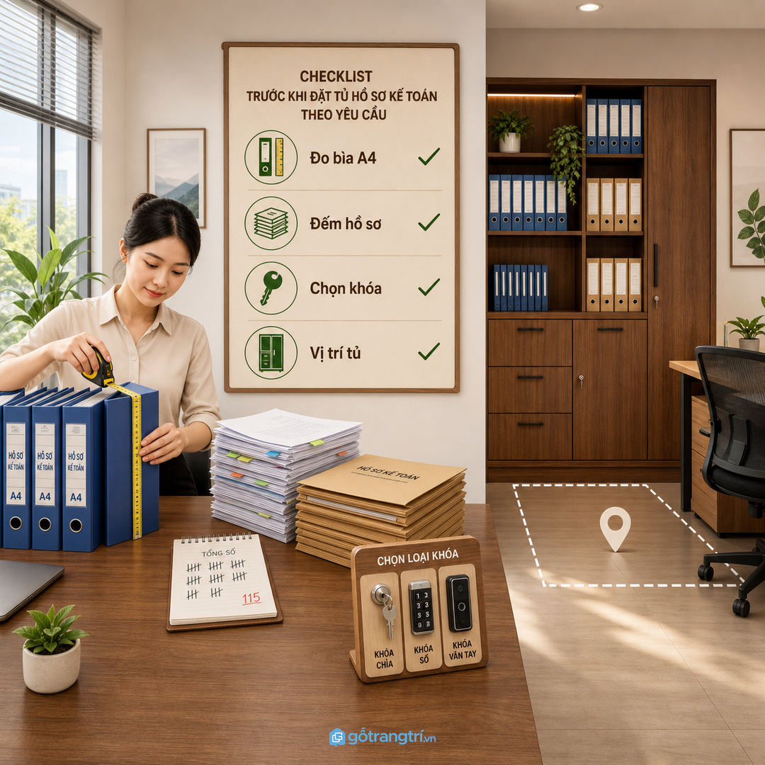 Công ty đang tăng trưởng nên lưu hồ sơ theo module từng năm
