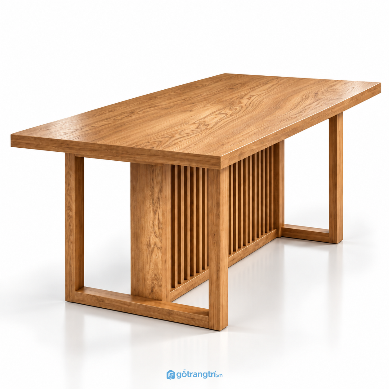Bàn làm việc gỗ chân nan hiện đại mặt rộng GHS-4051 - 1650x700x780 - Sồi Pu Bàn làm việc gỗ chân nan hiện đại mặt rộng GHS-4051 - 1650x700x780 - Sồi Pu