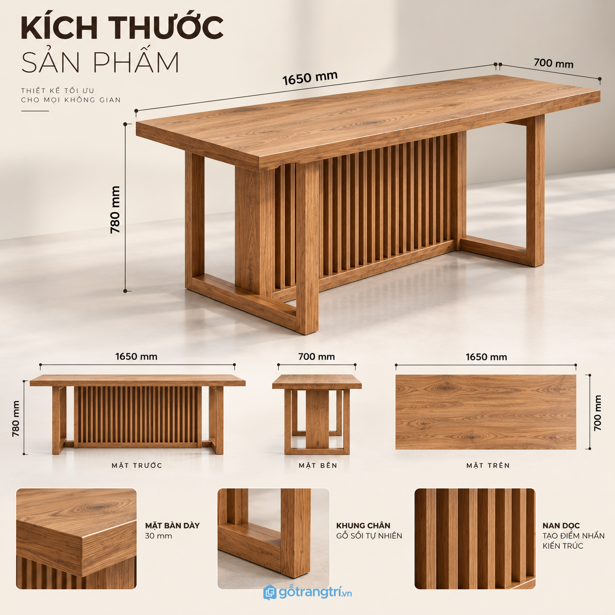 Bàn làm việc gỗ chân nan hiện đại thiết kế chắc chắn Bàn làm việc gỗ chân nan hiện đại thiết kế chắc chắn
