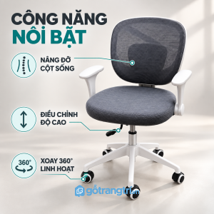 Chân xoay và bánh xe giúp bé sử dụng thuận tiện