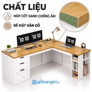 Chất liệu bền đẹp, bề mặt dễ vệ sinh