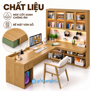 Chất liệu bền đẹp, hỗ trợ chống ẩm và dễ vệ sinh