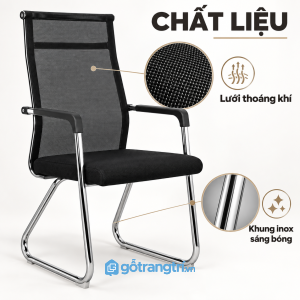 Chất liệu lưới thoáng, khung mạ crom dễ sử dụng