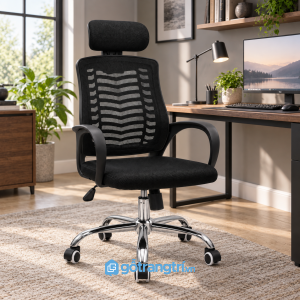 Chi tiết thiết kế Ghế xoay văn phòng lưng lưới có tựa đầu 5 50 500 5000 50000 GHS-7010