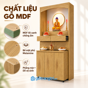 Có bánh xe, thuận tiện khi cần di chuyển