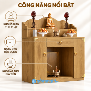 Công năng lưu trữ thông minh, gọn gàng