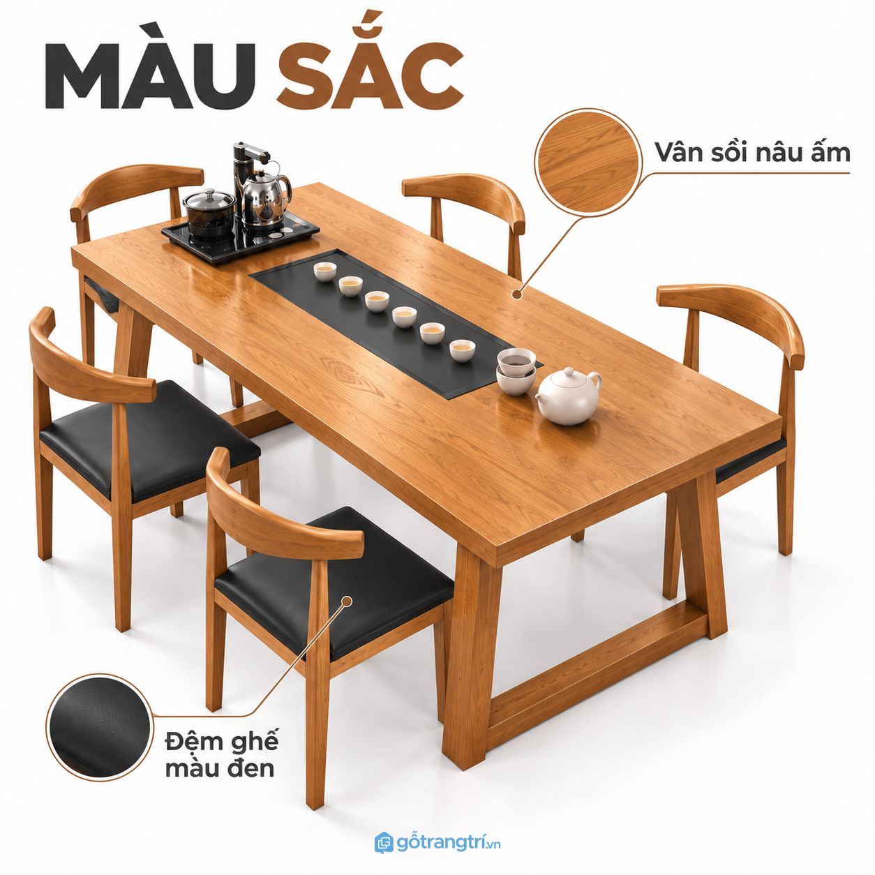 Dễ bố trí trong phòng khách và phòng trà Dễ bố trí trong phòng khách và phòng trà