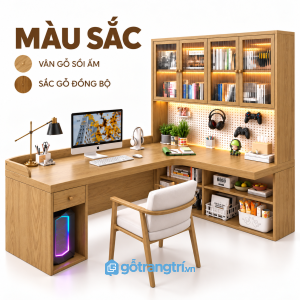 Dễ bố trí trong phòng ngủ và góc làm việc tại nhà