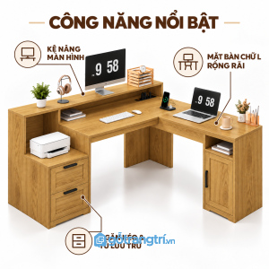 Dễ bố trí trong phòng ngủ và phòng làm việc tại nhà
