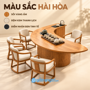 Dễ phối với phòng trà và phòng khách rộng