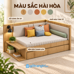 Đèn LED đầu giường tạo ánh sáng tiện dụng về đêm