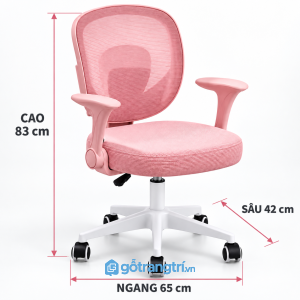 Ghế xoay học sinh lưng lưới cho bé, nhiều màu dễ chọn
