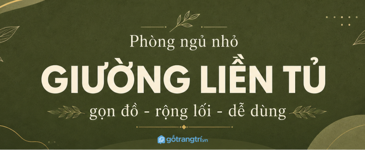 Giường ngủ liền tủ đa năng GHS-9043: tối ưu không gian phòng ngủ nhỏ