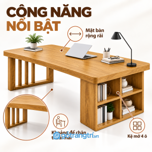 Hệ kệ bên dưới tăng diện tích lưu trữ
