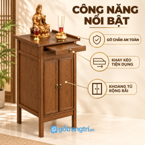 Ngăn kéo và khoang tủ kín tăng khả năng lưu trữ
