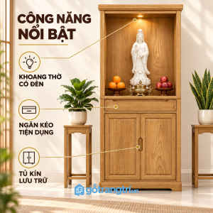 Ngăn kéo và tủ kín giúp lưu trữ gọn hơn