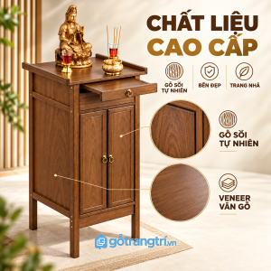 Phù hợp phòng khách và không gian thờ gia tiên