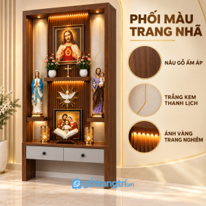 Phù hợp phòng khách và không gian thờ riêng