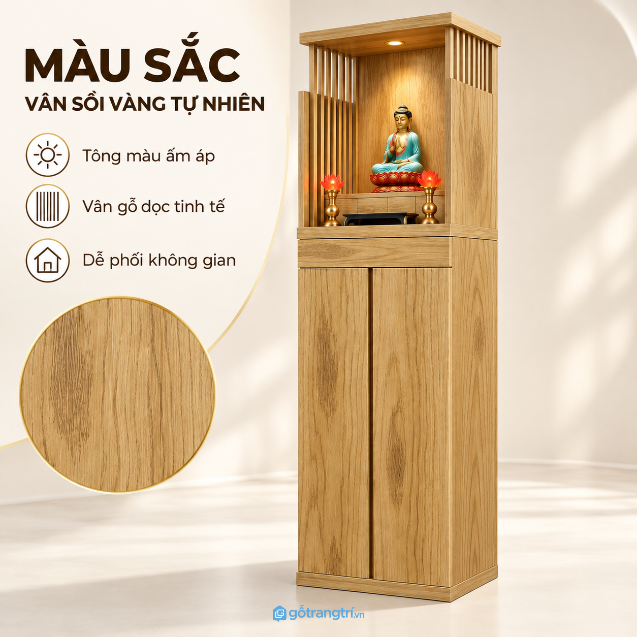 Phù hợp phòng khách và nhiều không gian nội thất