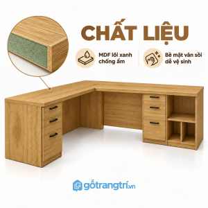 Phù hợp phòng làm việc tại nhà và văn phòng cá nhân