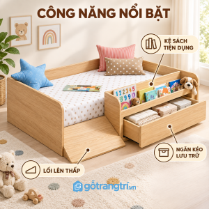 Phù hợp phòng ngủ trẻ em và không gian nhỏ