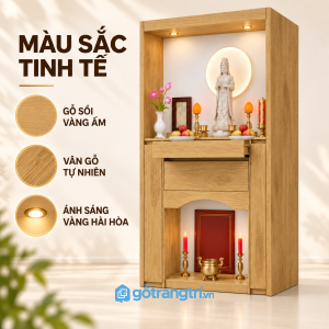 Phù hợp phòng thờ riêng và phòng khách