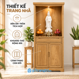 Phù hợp phòng thờ và phòng khách hiện đại
