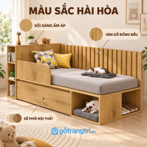 Phù hợp phòng trẻ em cần tiết kiệm diện tích