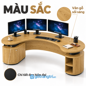 Phù hợp setup 3 màn hình và nhiều thiết bị