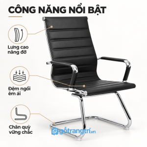 Tay vịn cố định thuận tiện khi họp và tiếp khách