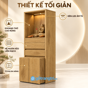Thiết kế cao gọn, phù hợp không gian hiện đại