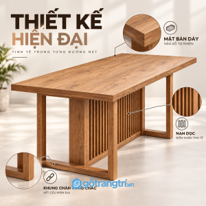 Thiết kế chân nan hiện đại, dễ nhận diện