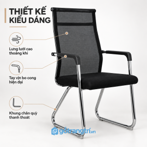 Thiết kế chân quỳ hiện đại, lưng cao gọn mắt