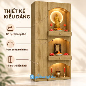 Thiết kế đứng hiện đại, tiết kiệm diện tích