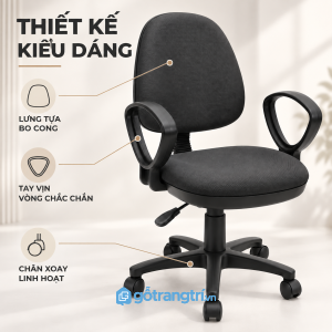 Thiết kế gọn, phù hợp nhiều góc làm việc
