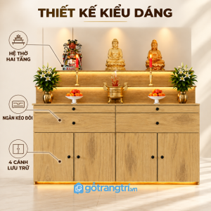 Thiết kế hiện đại, bố cục cân đối