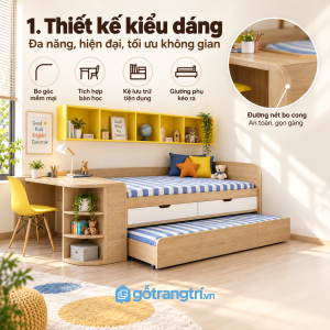Thiết kế hiện đại, gọn gàng và dễ sử dụng