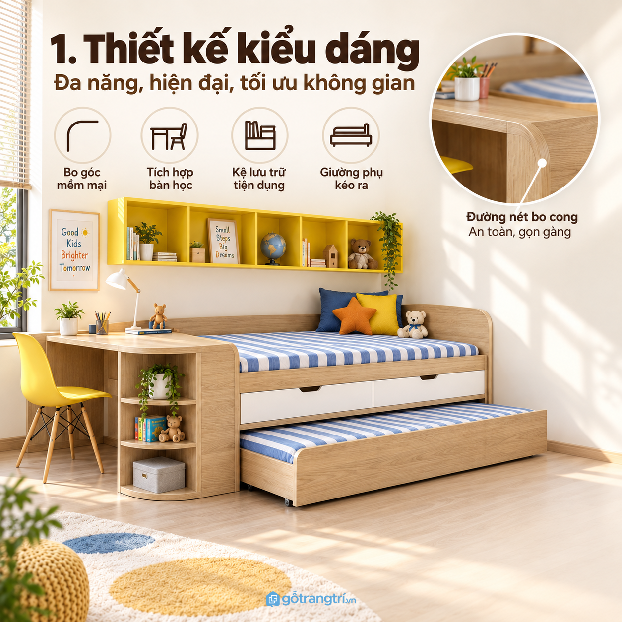 Thiết kế hiện đại, gọn gàng và dễ sử dụng Thiết kế hiện đại, gọn gàng và dễ sử dụng