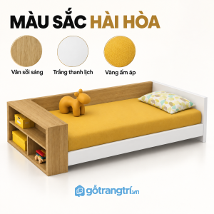Thiết kế hiện đại, màu trắng dễ phối