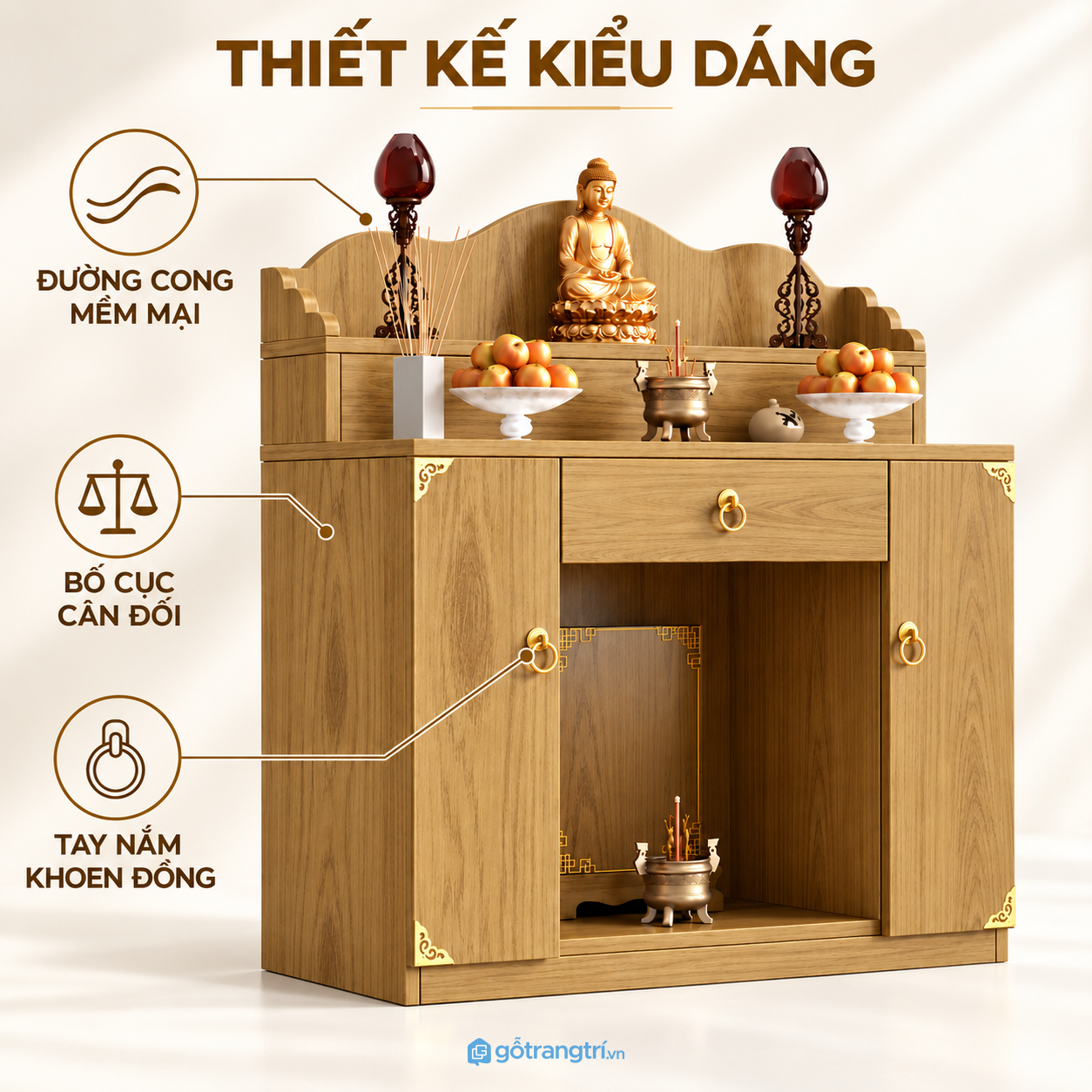 Thiết kế hiện đại nhưng vẫn giữ nét truyền thống Thiết kế hiện đại nhưng vẫn giữ nét truyền thống