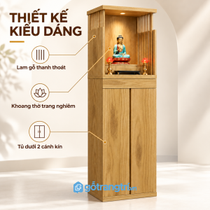 Thiết kế hiện đại, trang nghiêm