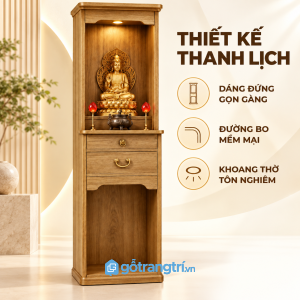 Thiết kế hiện đại, trang nghiêm và cân đối