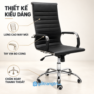 Thiết kế lưng cao hiện đại, hình thức gọn