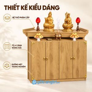 Thiết kế ngang rộng, kiểu dáng gọn và cân đối